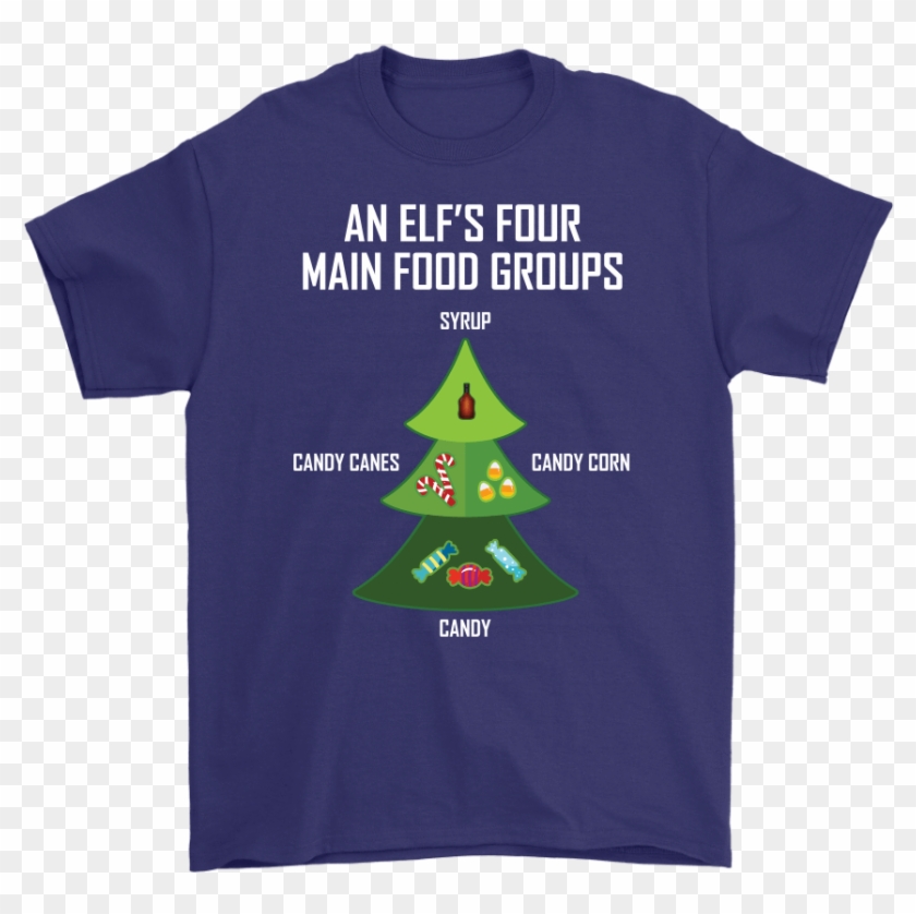 Canada Elf Four Main Food Groups Shirt - Woke Up Feeling Dangerous Clipart