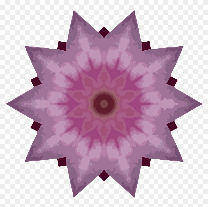 This Free Icons Png Design Of Orchid Kaleidoscope 16 - Motif Clipart #5262264
