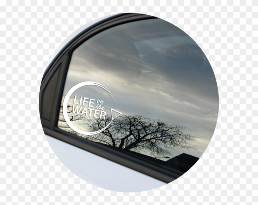 Life On The Water Circle Decal - Circle Clipart #5262585