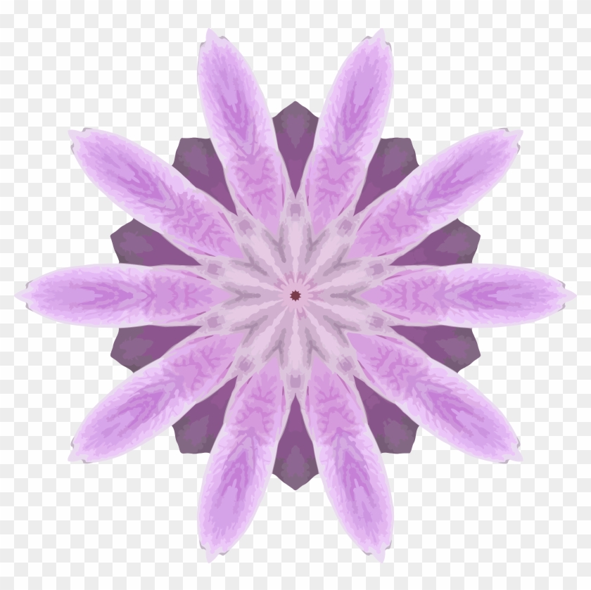This Free Icons Png Design Of Orchid Kaleidoscope 10 - Water Lily Clipart