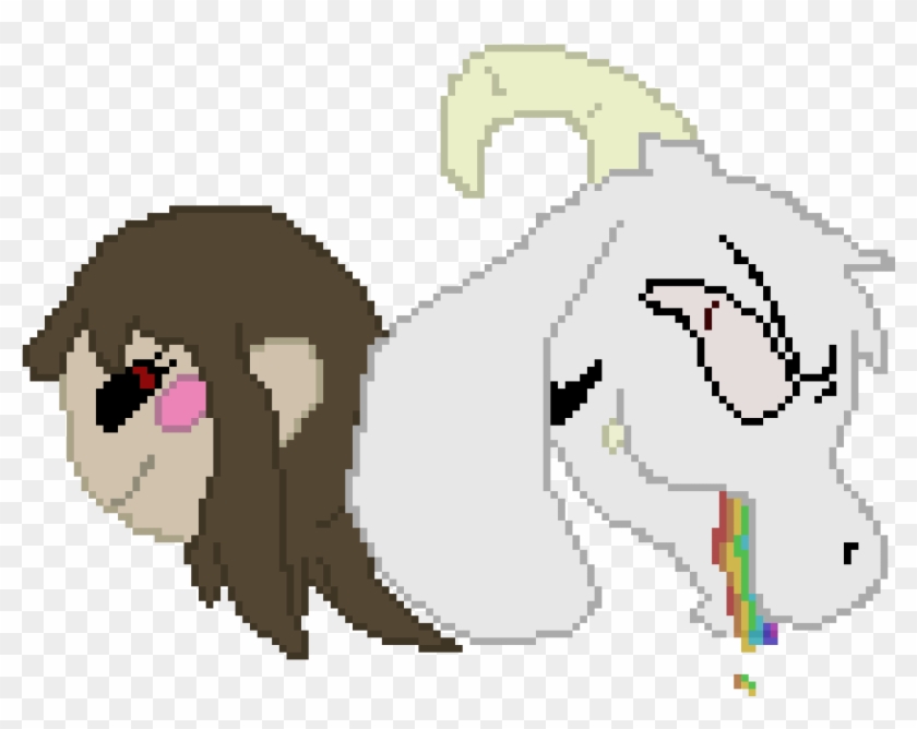 Chara And "true Form" Asriel- Undertale - Android Pixel Art Clipart #5262731