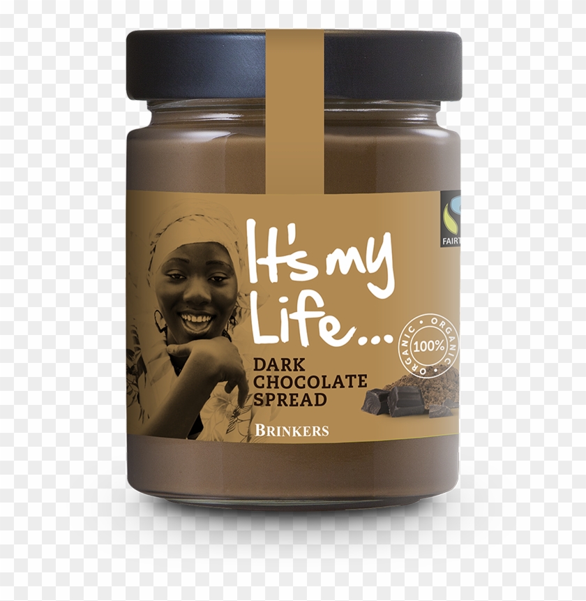 It's My Life Dark Chocolate Spread - Protein 100% Hazelnut Choco Clipart
