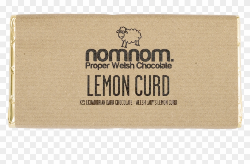 Lemon Curd Dark Chocolate - Label Clipart #5263220