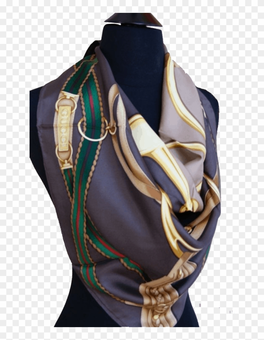 Gucci - Horsebit Scarf Clipart
