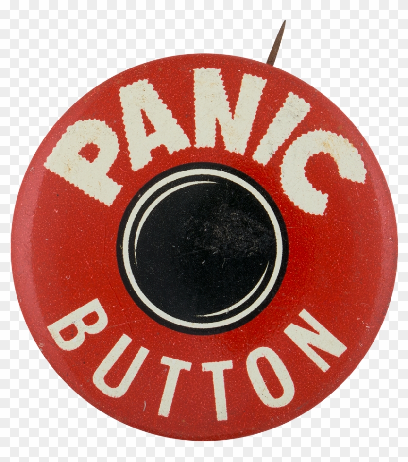 Panic Button Round - Ocp Clipart #5263666