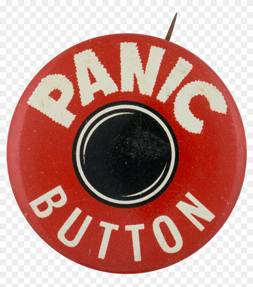 Panic Button Round - Ocp Clipart