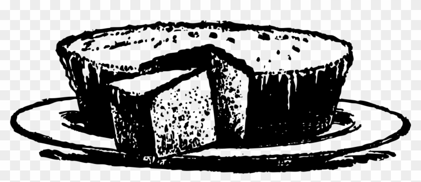 Cupcakes & Muffins Cupcakes & Muffins Black And White - Cake Clipart