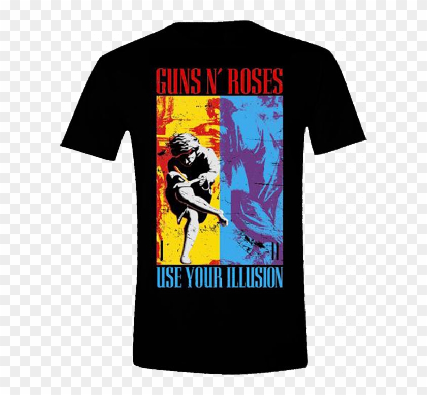 Guns N' Roses Use Your Illusion T-shirt - Guns N Roses Use Your Illusion Poster Clipart #5263880