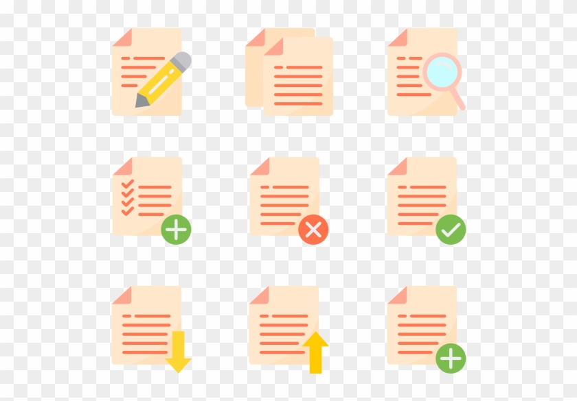 Text Icons Free File - Graphic Design Clipart
