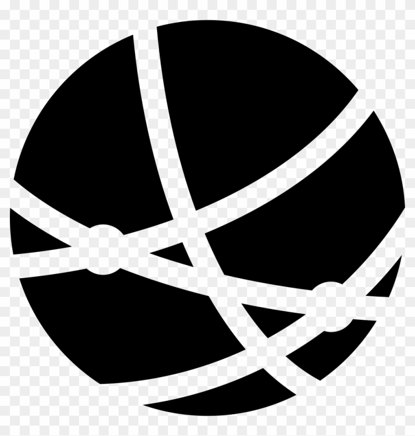 Circle With Lines And Dots Comments - White Circle With Black Lines Logo Clipart #5264744