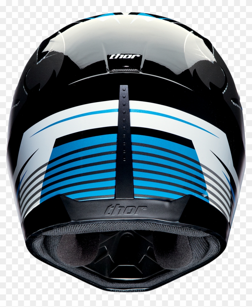 Thor Quadrant Race Blue Helmet - Motorcycle Helmet Clipart