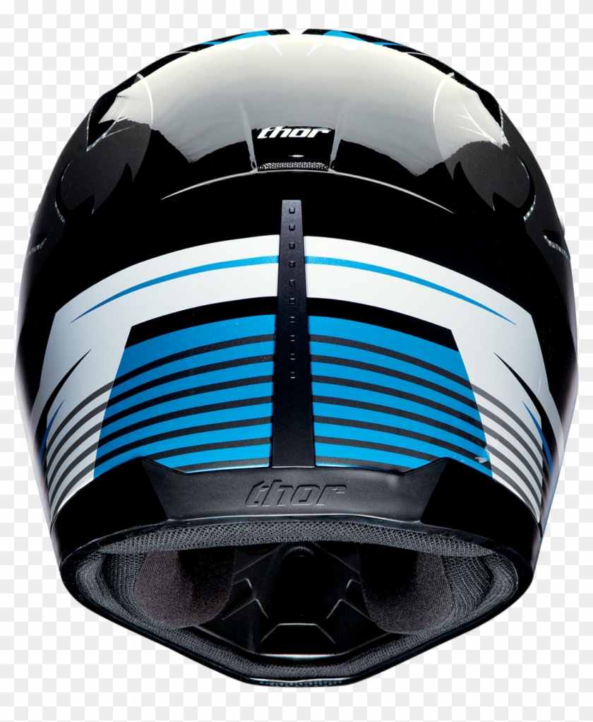 Thor Quadrant Race Blue Helmet - Motorcycle Helmet Clipart #5264817
