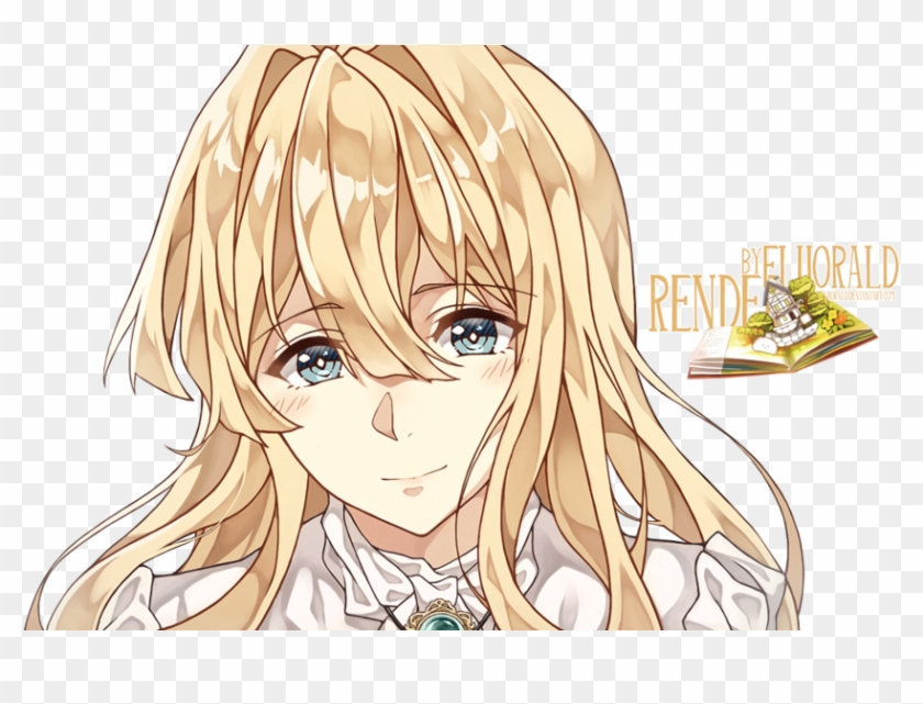 Violet Evergarden Head Render , Png Download - Violet Snow Clipart #5264903