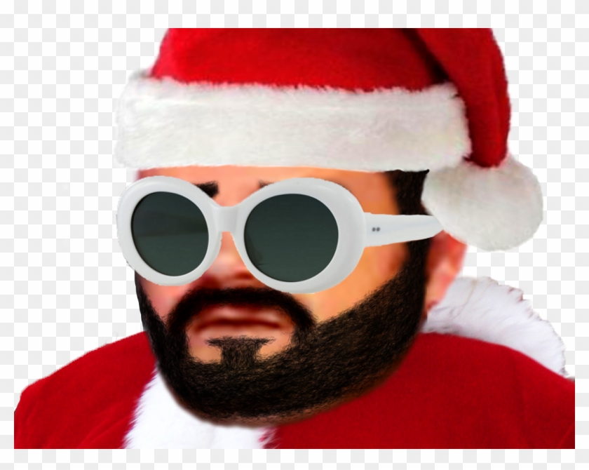 Lien Direct, 2017/51/7/1514131682 Risitas Fred Noel - Santa With Clout Goggles Clipart #5265140
