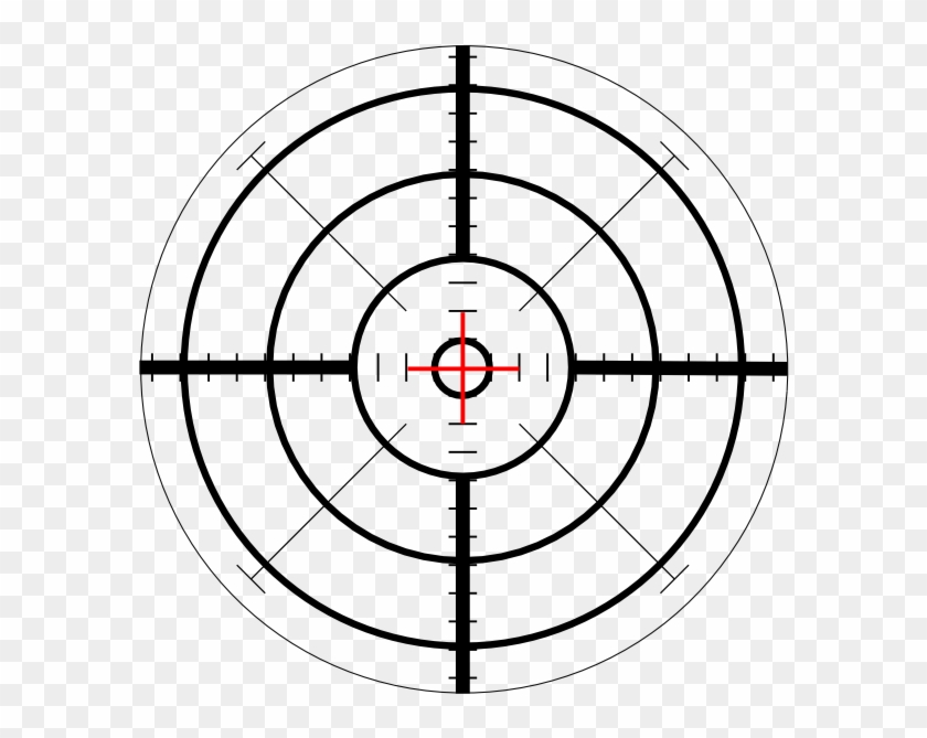 Jpg Library Logo Clip Art At Clker Com Vector - Bullseye Scope - Png Download