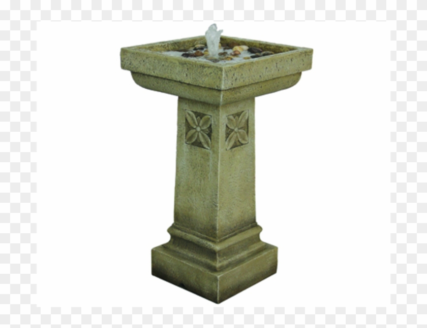 Vintage Bird Bath Fountain - Fountain Clipart