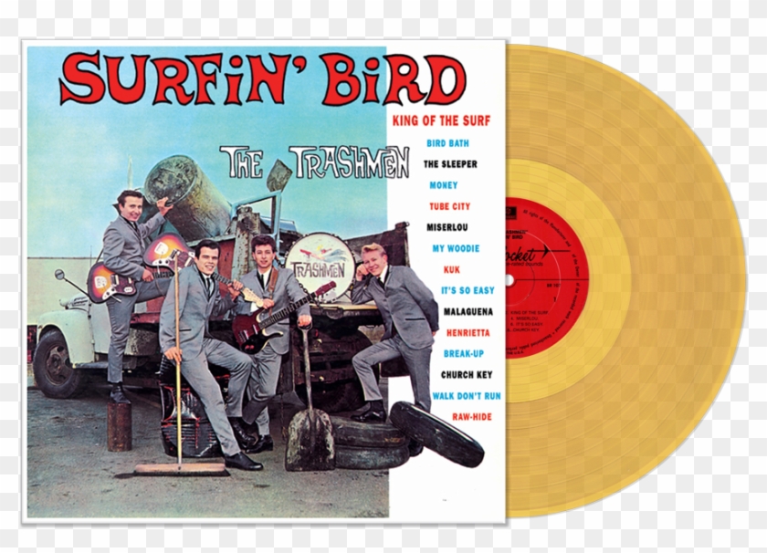 Colored Vinyl Lp - Trashmen Surfin Bird Clipart #5265558