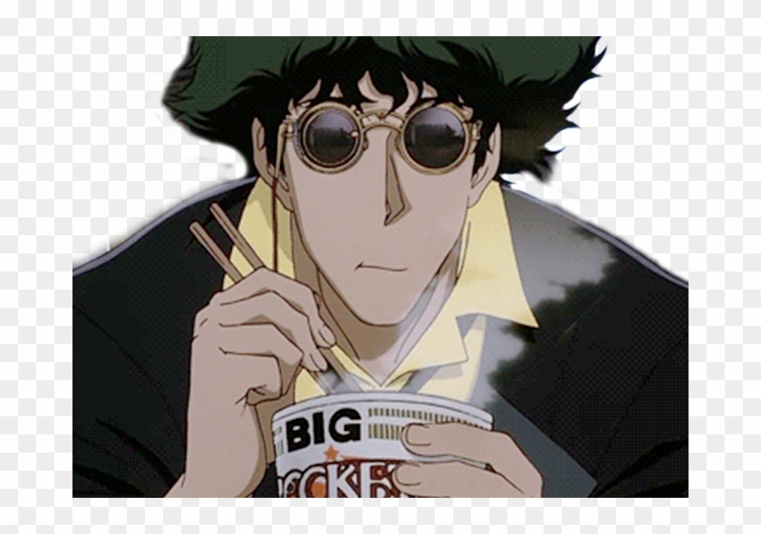 Sticker Kikoojap Cowboy Bebop Spike Ok Perplexe Reflexion - Halberd No Shame In My Game Clipart