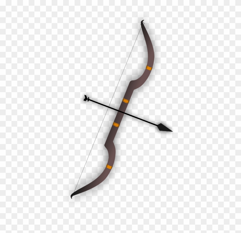 Free Bow And Arrow - Rama Bow And Arrow Png Clipart #5265945