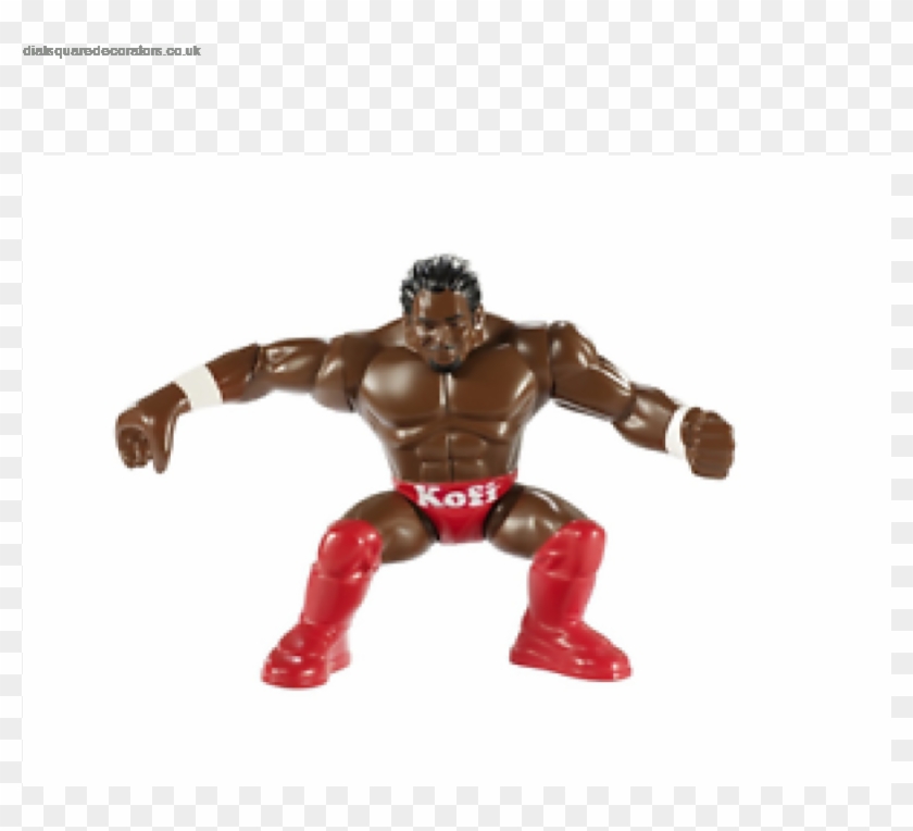 Shop Authentic New Wwe Power Slammers Kofi Kingston - Wwe Power Slammers Kofi Kingston Figure Clipart #5266050