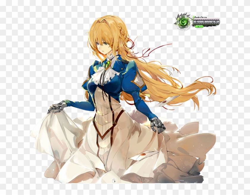 #violet Evergarden - Violet Evergarden Long Hair Clipart