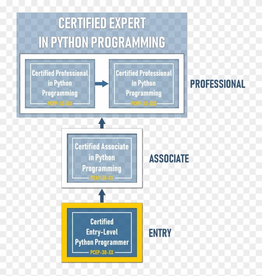 Python Institute Certification Roadmap - Pcap Policy Frameworks Clipart