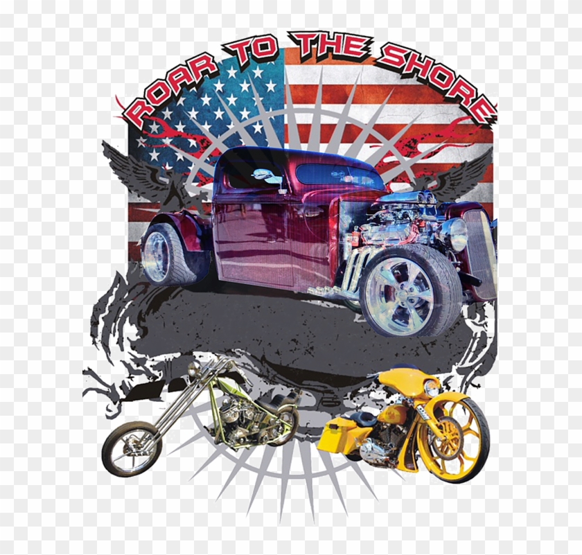Roar To The Shore 2019 - Vintage Car Clipart #5266447