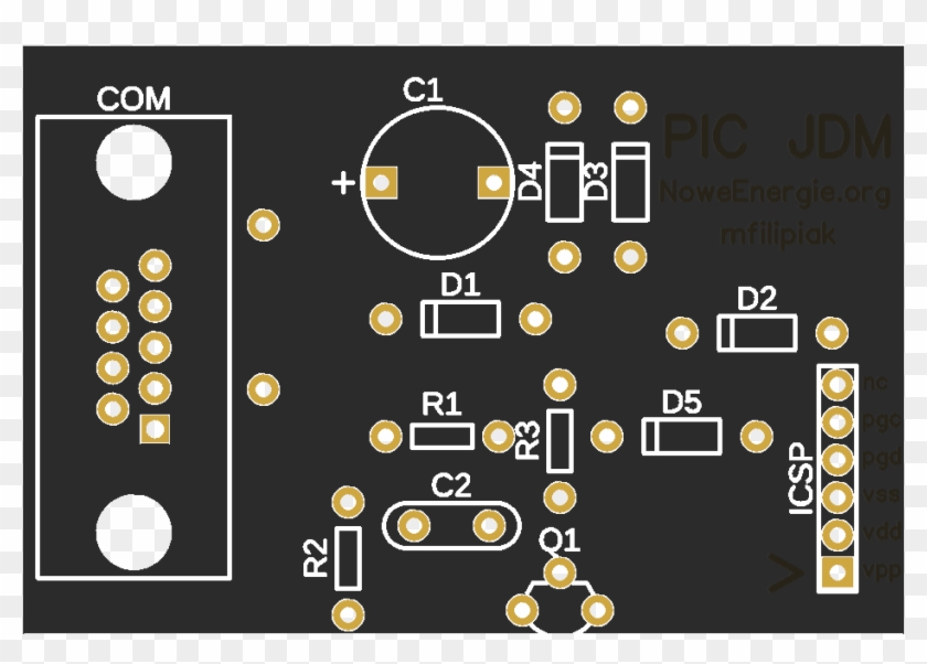 Jdm Pic Programmer Descriptionpic Microcontroller Programmer - Circle Clipart #5266621