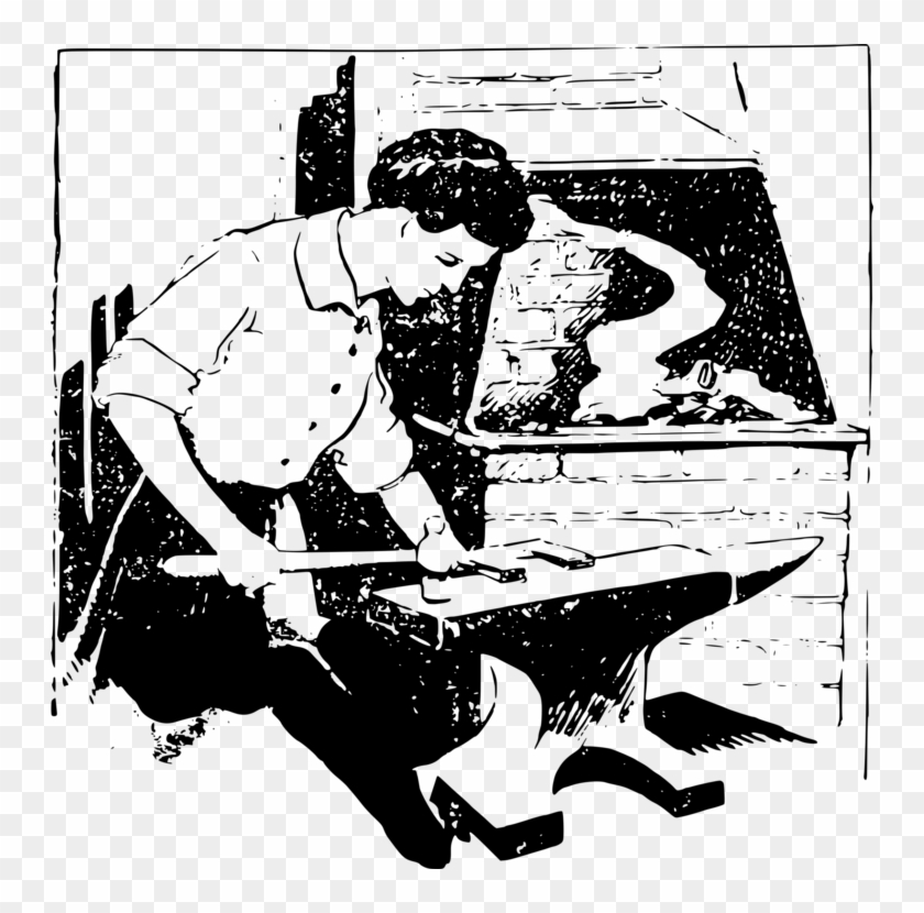 Blacksmith Computer Icons Download Cartoon - Illustration Clipart