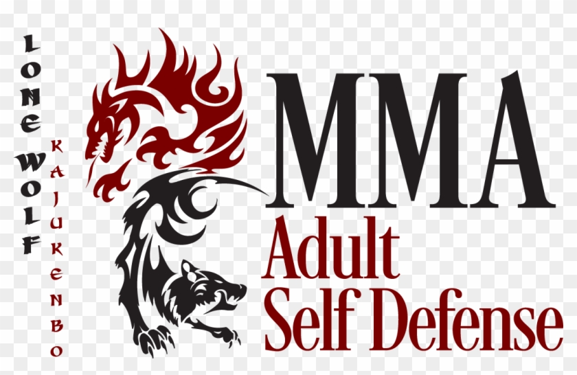 Lone Wolf Kajukenbo Mma, Adult Self Defense - Wolf Clipart #5266869