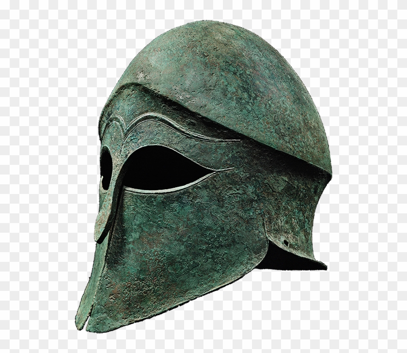 Corinthian Bronze Helmet Early 5th Century Bc - Mask Clipart