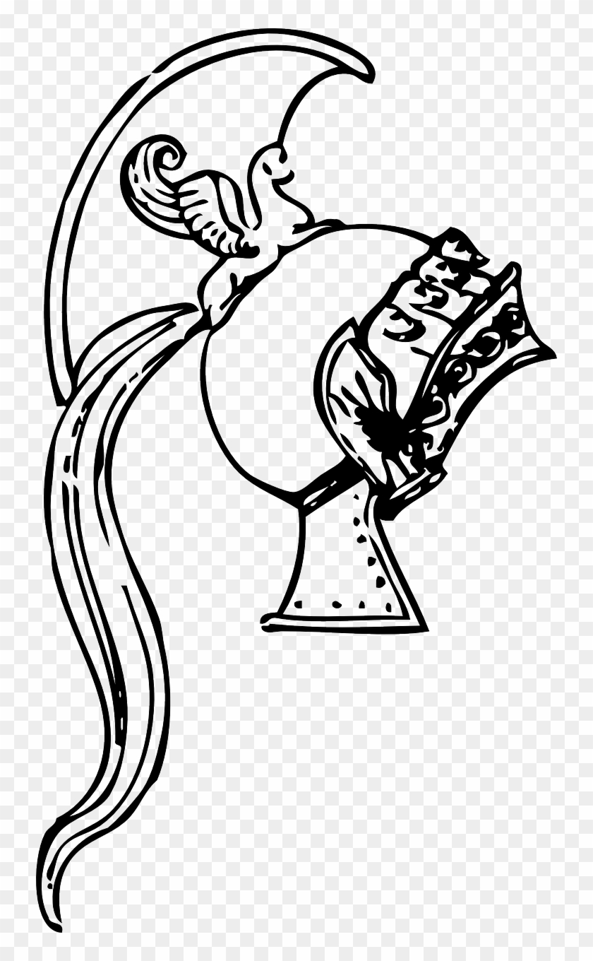 Helmet Armor Fighter Greek Png Image - Greek Helmet Clipart #5267164