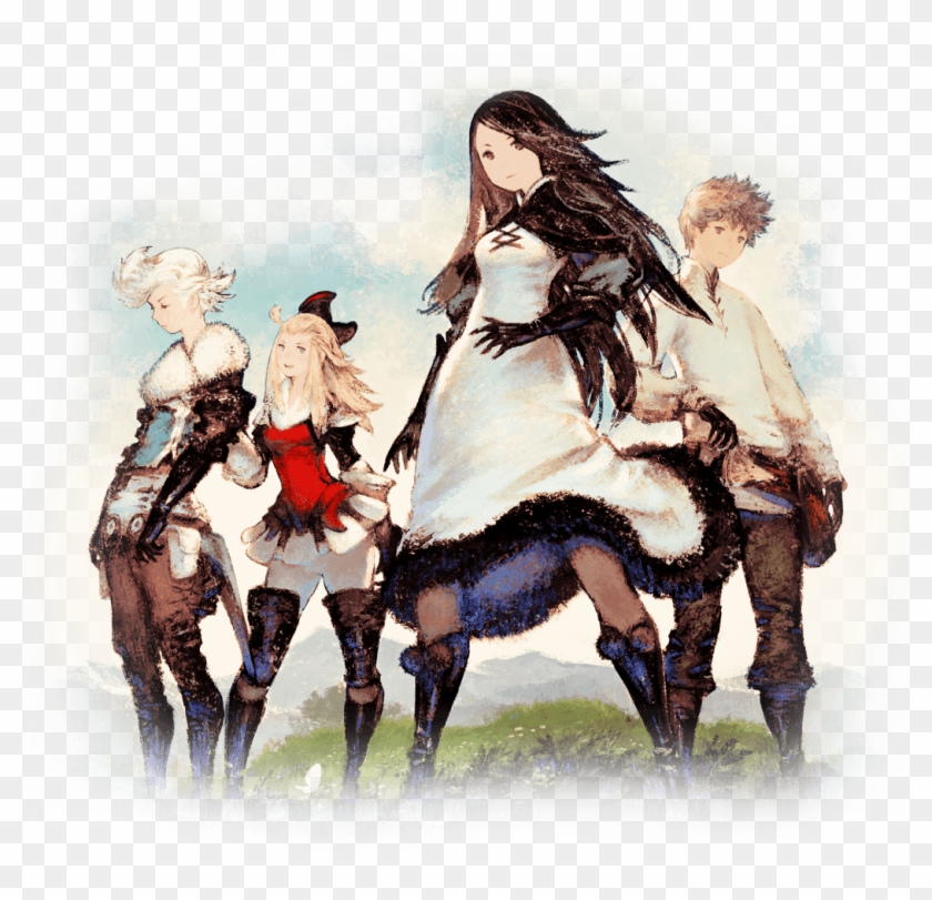 Page 2 Of - Bravely Default Character Art Clipart #5267593