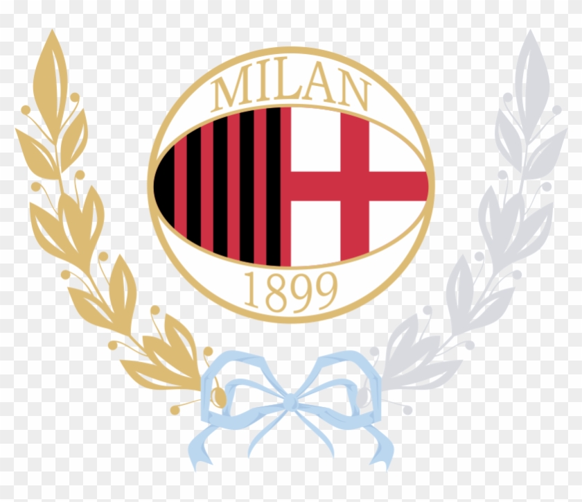 Ac Milan - Ita - - Futbox Ac Milan Emblem Clipart #5267696
