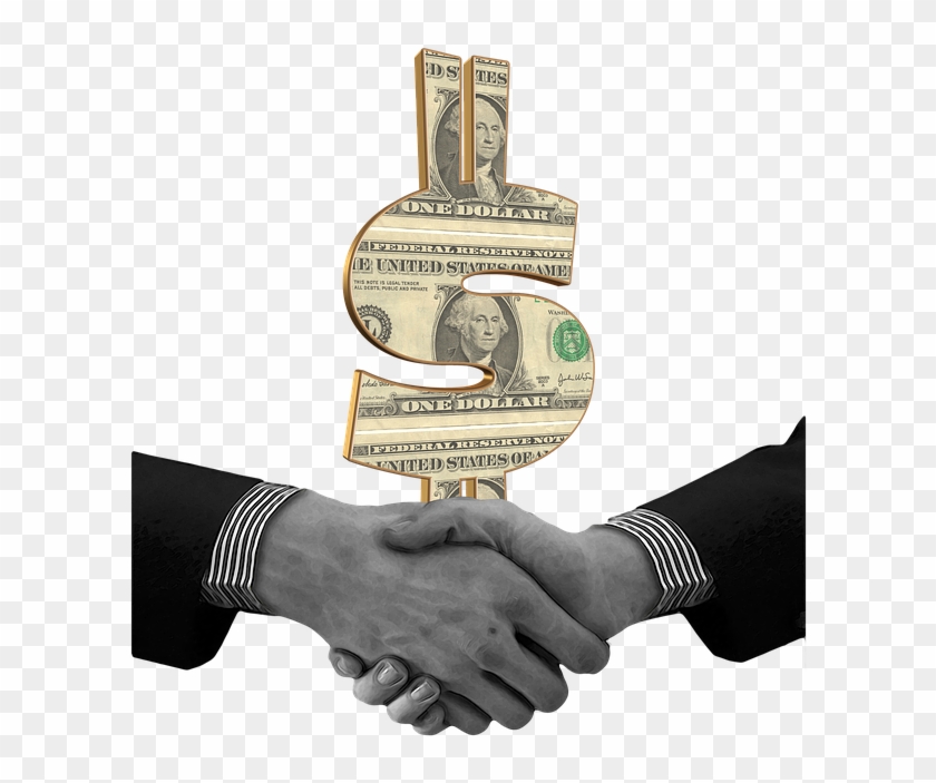 Dollar, Hands, Shake, Panama, Papers, Money, Finance - Dollar Bill Clipart
