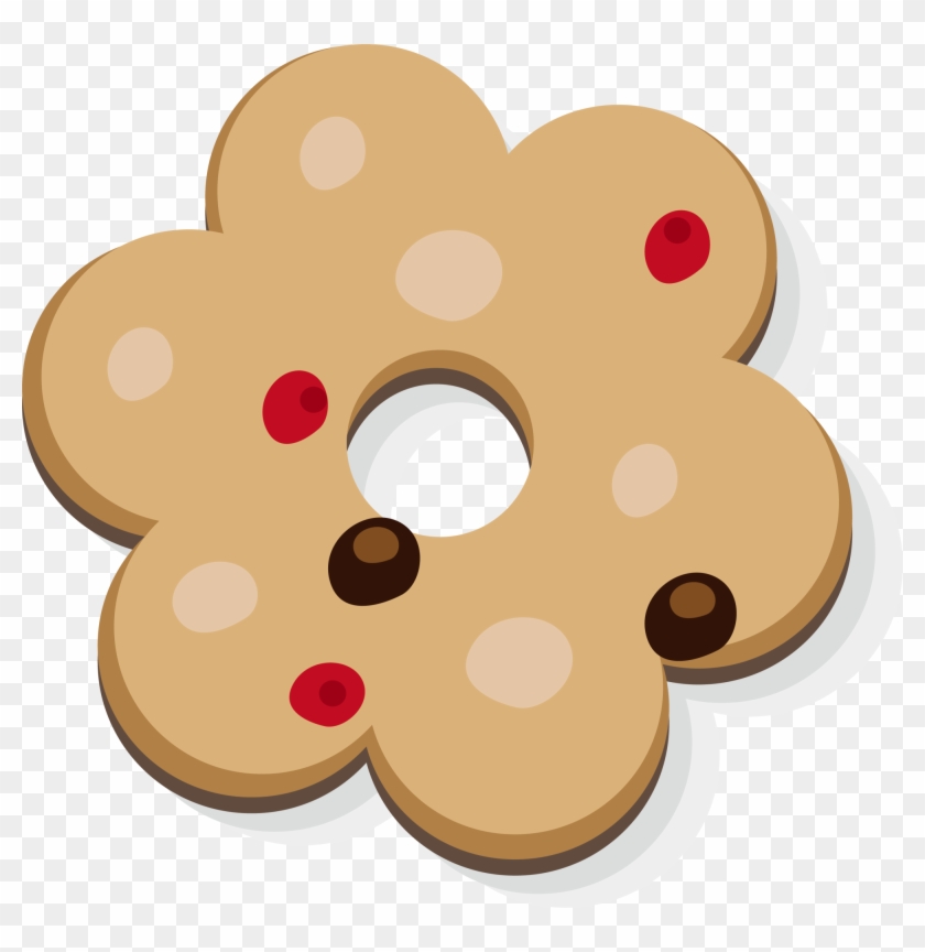 Illustration Yellow Flower Cookies - Cookie Illustration Png Clipart #5268335