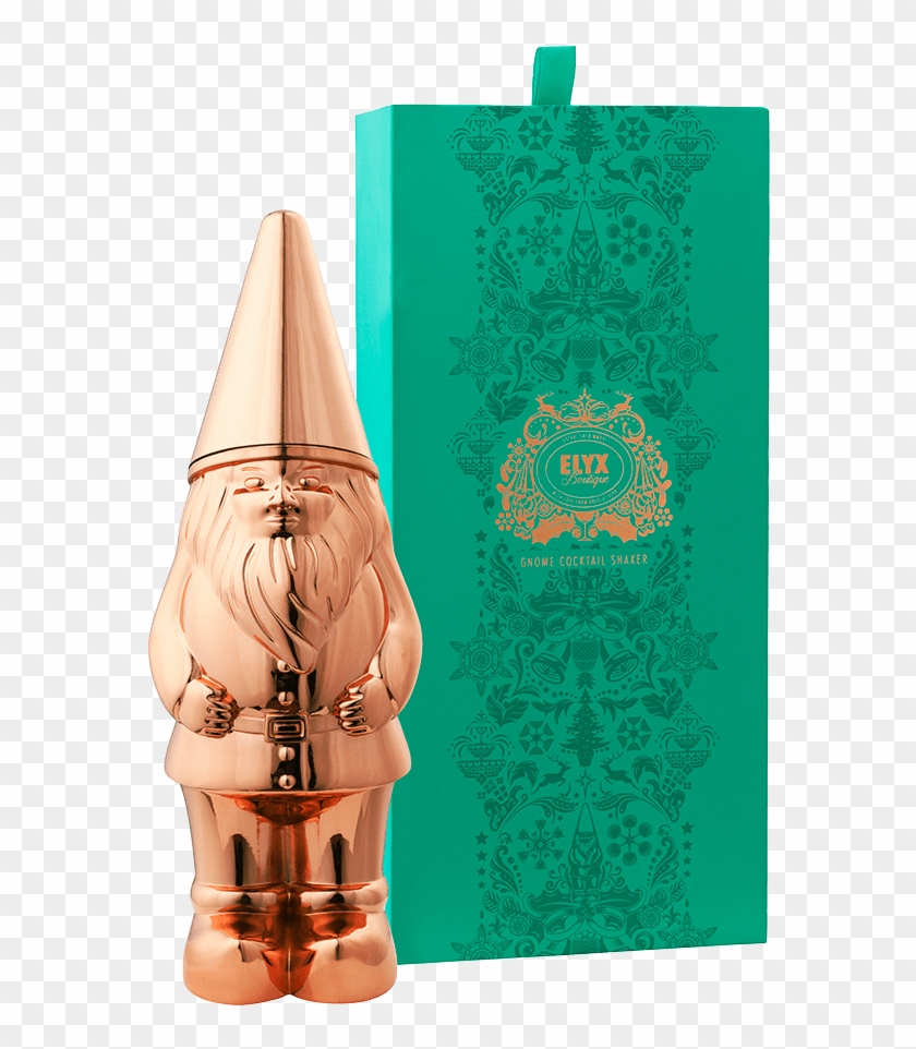 Copper Gnome Shaker Gift Box - Illustration Clipart #5268381