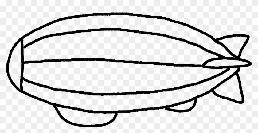 Blimp Blimp - Drawing Clipart
