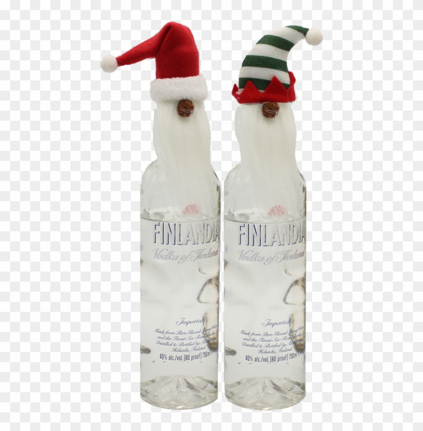Bt Santa Gnomes - Glass Bottle Clipart