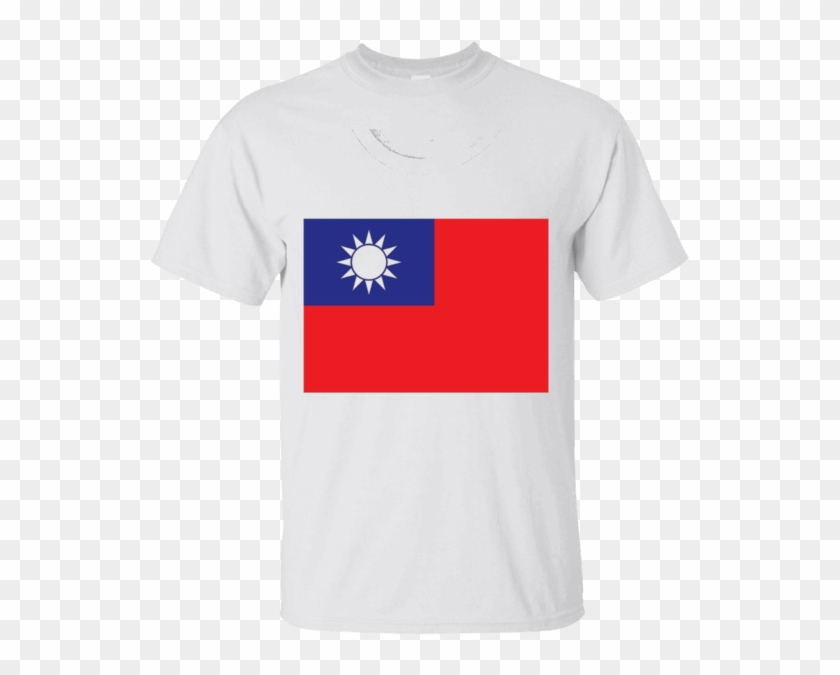 Flag Shirt, National Flag, Taiwan - Active Shirt Clipart
