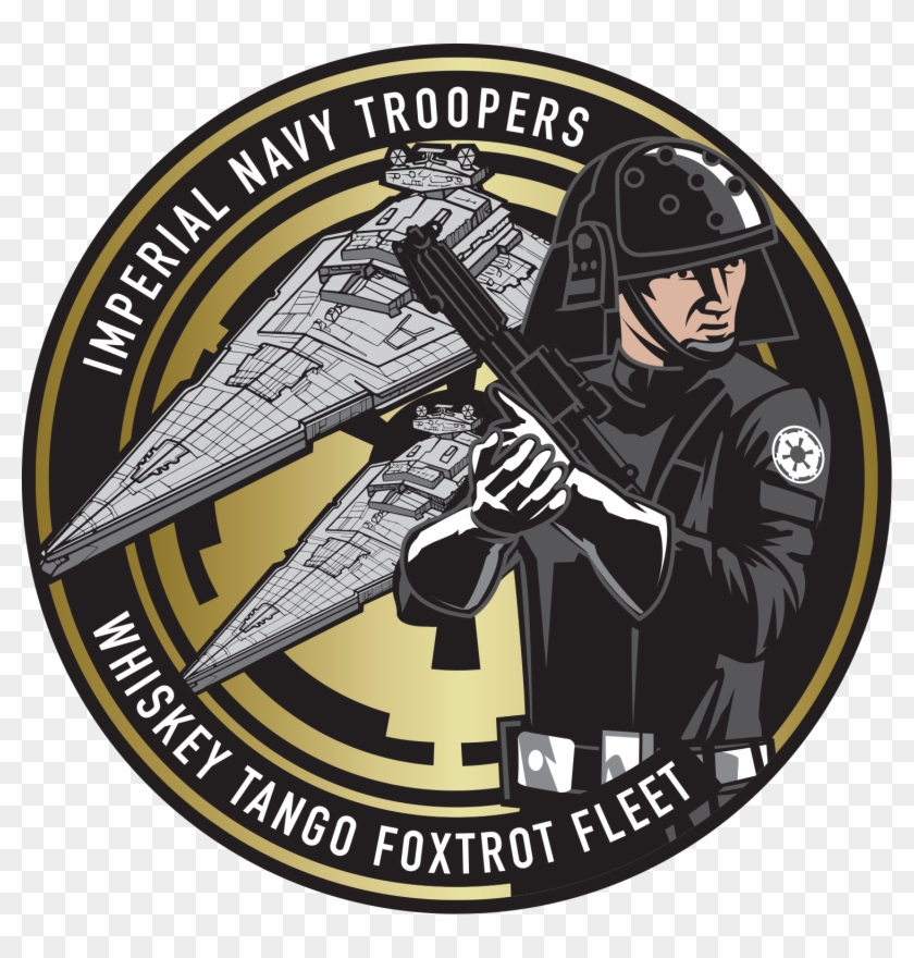 Navy Trooper Gold - Sts 120 Clipart