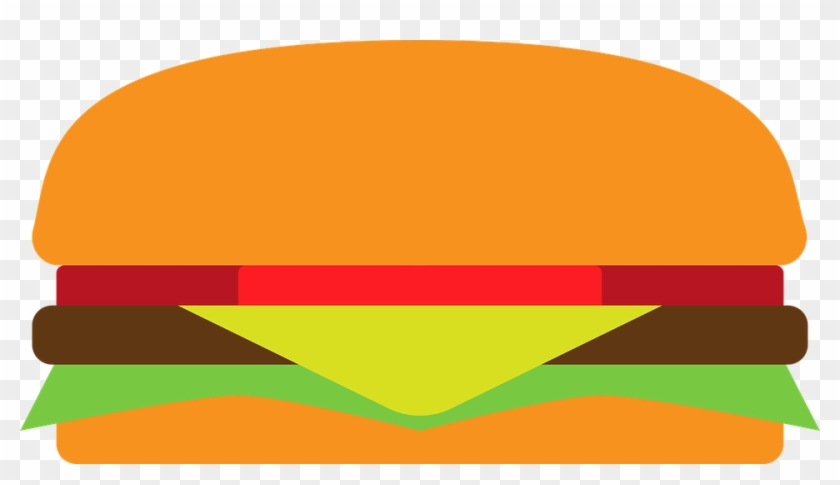 Food Hamburger Fast Burger Sandwich Cheeseburger - Makanan Lemak Vektor Png Clipart