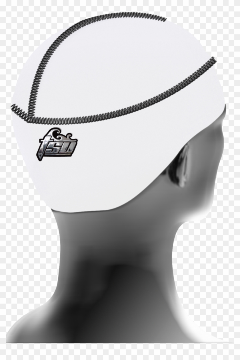 Tsurag 1 White Stringless Durag Large / Extra Large-brush - Headpiece Clipart #5269590