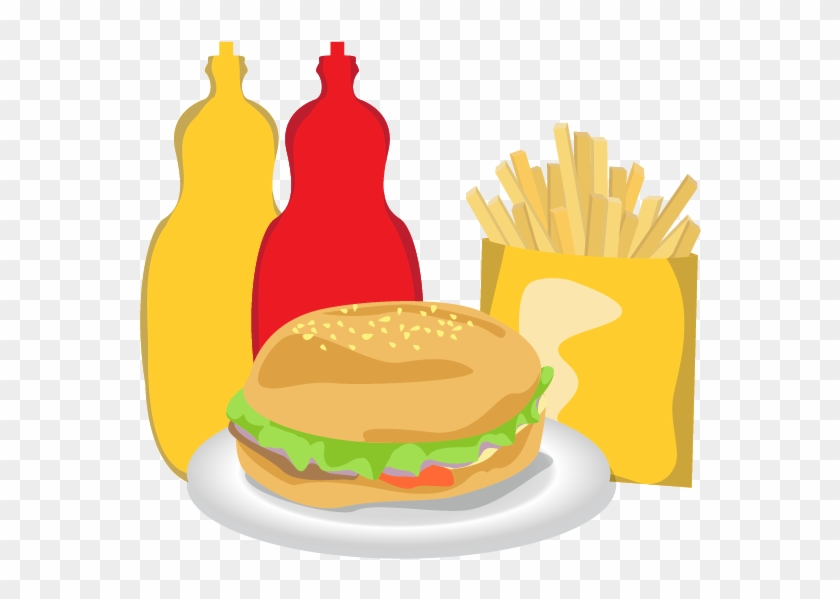 Cheeseburger French Fries - French Fries Clipart #5269942
