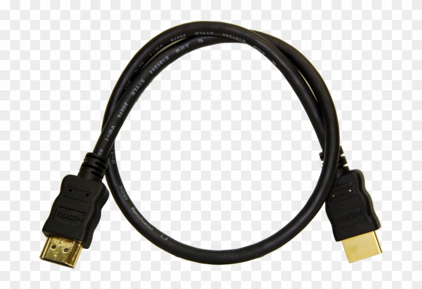 6 Feet Hdmi Cable - Hdmi Cable Transparent Background Clipart #5270279
