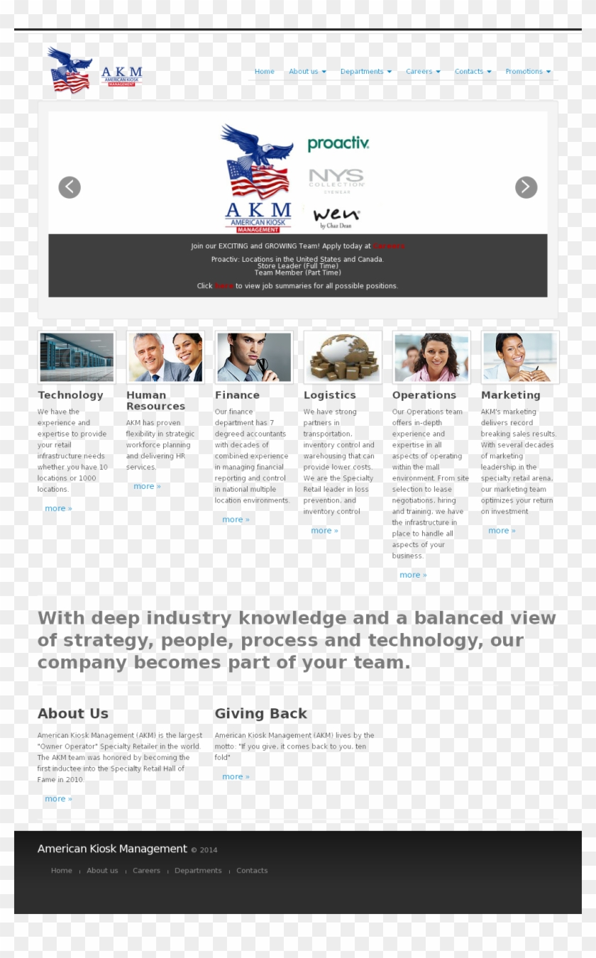 American Kiosk Management Clipart