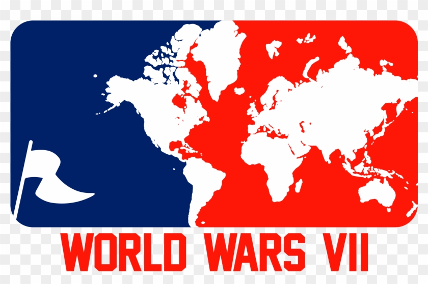 World Wars - World Map For Paint Clipart #5271457