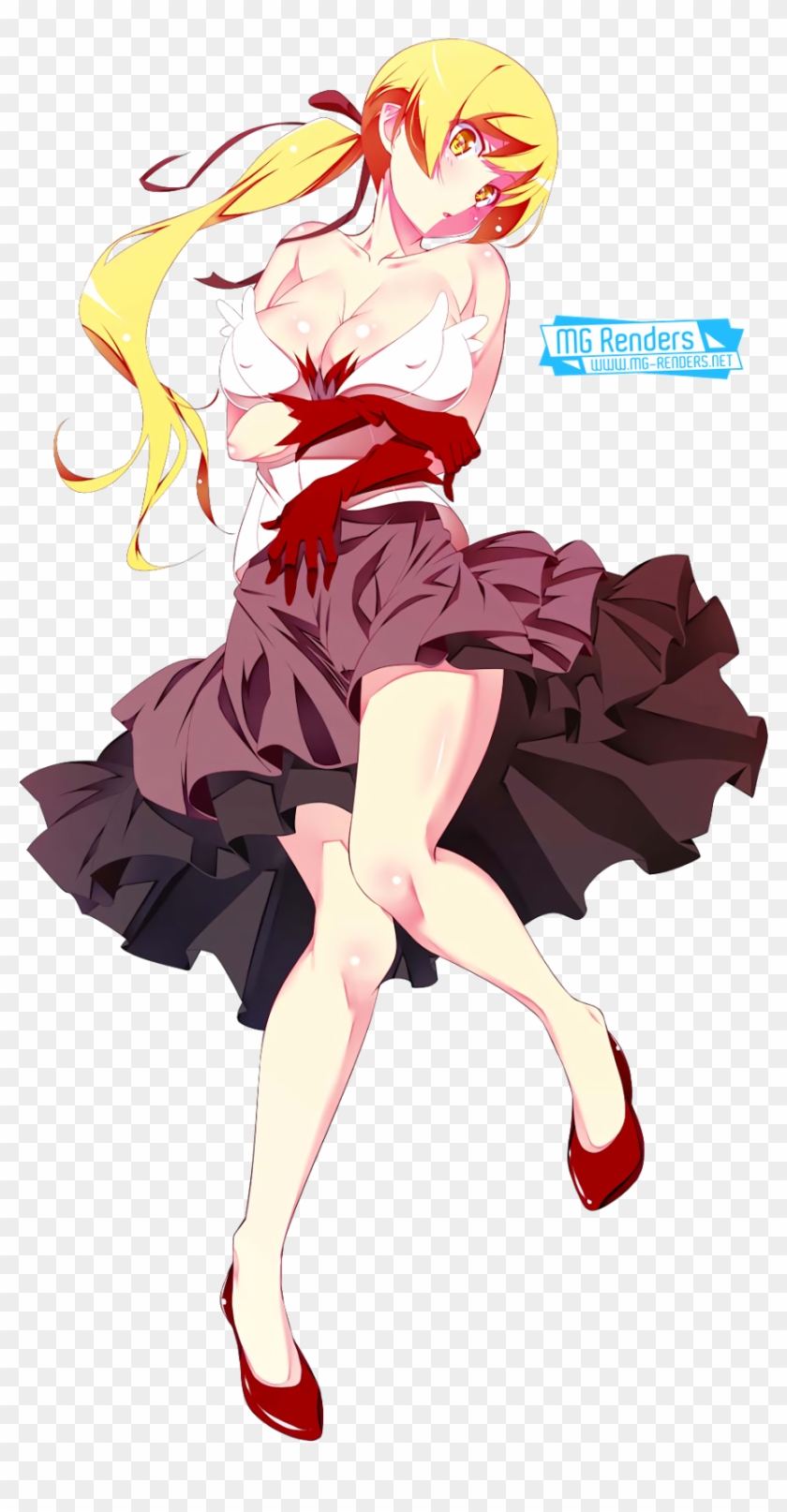 Monogatari - Kiss Shot Acerola Orion Heart Under Blade Render Clipart #5271667