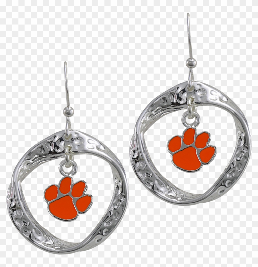 Clemson University Eartha Earrings - Earrings Clipart