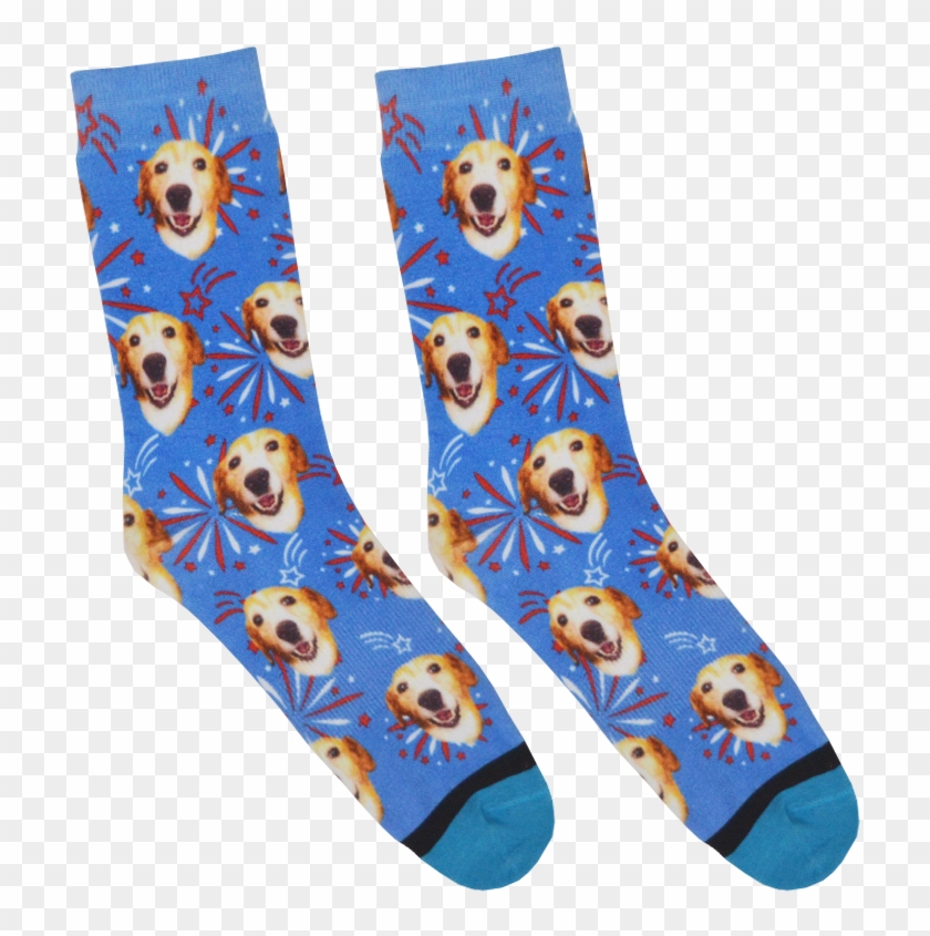 Custom Fourth Of July Fireworks Socks - Sock Clipart